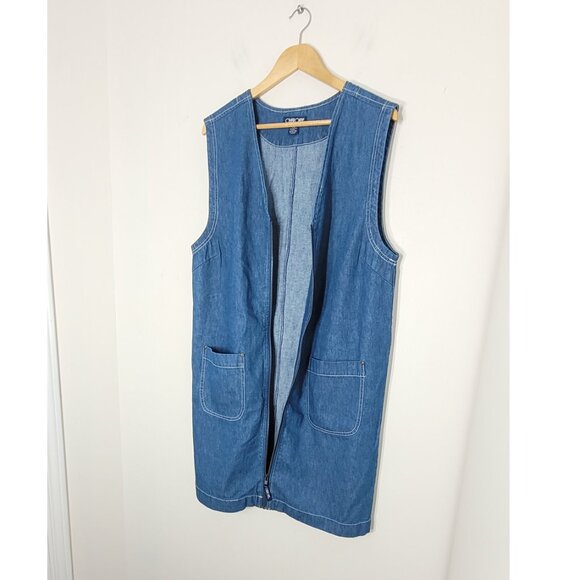 Vintage Blue Denim Dress - Picture 4 of 12